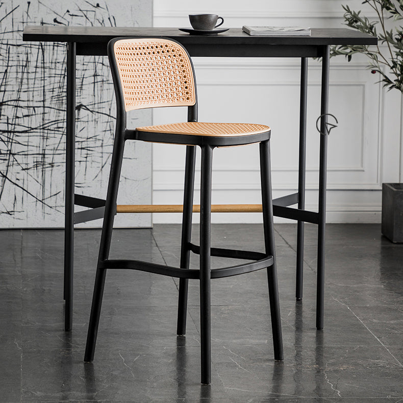 Contemporary Style Bar-stool Plastic Counter Bar Stool for Home Clearhalo 'Bar Furniture' 'Bar Stools' 'bar_stools' 'furn' 'furn_bar_stools' 'Furniture' 'furniture_bar_stools' 'Kitchen & Dining Furniture' 5042574