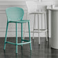 Contemporary Style Stackable Bar-stool Plastic Counter Bar Stool for Home Clearhalo 'Bar Furniture' 'Bar Stools' 'bar_stools' 'furn' 'furn_bar_stools' 'Furniture' 'furniture_bar_stools' 'Kitchen & Dining Furniture' 5042599