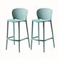 Contemporary Style Stackable Bar-stool Plastic Counter Bar Stool for Home Turquoise 2 Piece Set Bar Stool(30"H) Clearhalo 'Bar Furniture' 'Bar Stools' 'bar_stools' 'furn' 'furn_bar_stools' 'Furniture' 'furniture_bar_stools' 'Kitchen & Dining Furniture' 5042601