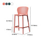 Contemporary Style Stackable Bar-stool Plastic Counter Bar Stool for Home Clearhalo 'Bar Furniture' 'Bar Stools' 'bar_stools' 'furn' 'furn_bar_stools' 'Furniture' 'furniture_bar_stools' 'Kitchen & Dining Furniture' 5042624