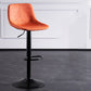 Home Modern Adjustable Height Stool Matte Finish Leather Barstool Clearhalo 'Bar Furniture' 'Bar Stools' 'bar_stools' 'furn' 'furn_bar_stools' 'Furniture' 'furniture_bar_stools' 'Kitchen & Dining Furniture' 5042630