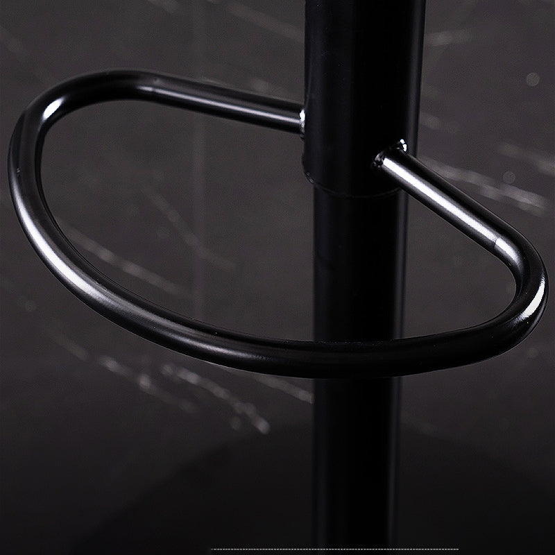 Home Modern Adjustable Height Stool Matte Finish Leather Barstool Clearhalo 'Bar Furniture' 'Bar Stools' 'bar_stools' 'furn' 'furn_bar_stools' 'Furniture' 'furniture_bar_stools' 'Kitchen & Dining Furniture' 5042642