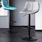 Home Modern Adjustable Height Stool Matte Finish Leather Barstool Clearhalo 'Bar Furniture' 'Bar Stools' 'bar_stools' 'furn' 'furn_bar_stools' 'Furniture' 'furniture_bar_stools' 'Kitchen & Dining Furniture' 5042644