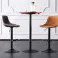 Home Modern Adjustable Height Stool Matte Finish Leather Barstool Clearhalo 'Bar Furniture' 'Bar Stools' 'bar_stools' 'furn' 'furn_bar_stools' 'Furniture' 'furniture_bar_stools' 'Kitchen & Dining Furniture' 5042652