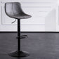 Home Modern Adjustable Height Stool Matte Finish Leather Barstool Clearhalo 'Bar Furniture' 'Bar Stools' 'bar_stools' 'furn' 'furn_bar_stools' 'Furniture' 'furniture_bar_stools' 'Kitchen & Dining Furniture' 5042655