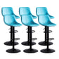Home Modern Adjustable Height Stool Matte Finish Leather Barstool Sky Blue 6 Piece Set Clearhalo 'Bar Furniture' 'Bar Stools' 'bar_stools' 'furn' 'furn_bar_stools' 'Furniture' 'furniture_bar_stools' 'Kitchen & Dining Furniture' 5042659