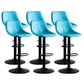 Home Modern Adjustable Height Stool Matte Finish Leather Barstool Blue 6 Piece Set Clearhalo 'Bar Furniture' 'Bar Stools' 'bar_stools' 'furn' 'furn_bar_stools' 'Furniture' 'furniture_bar_stools' 'Kitchen & Dining Furniture' 5042687
