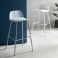 Dessert Shop Footrest Scandinavian Stool Matte Finish Plastic Barstool Clearhalo 'Bar Furniture' 'Bar Stools' 'bar_stools' 'Furniture' 'furniture_bar_stools' 'Kitchen & Dining Furniture' 5042839