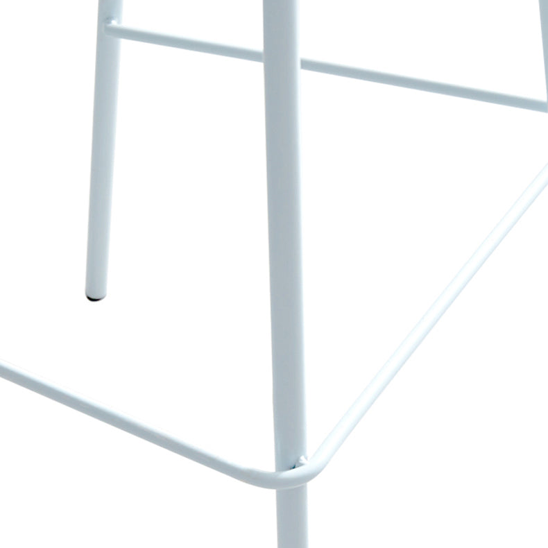 Dessert Shop Footrest Scandinavian Stool Matte Finish Plastic Barstool Clearhalo 'Bar Furniture' 'Bar Stools' 'bar_stools' 'Furniture' 'furniture_bar_stools' 'Kitchen & Dining Furniture' 5042853