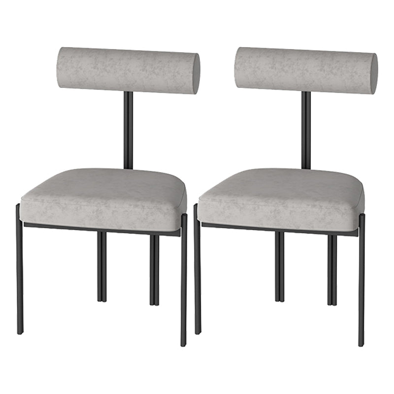 Modern Round Sintered Stone Dining Table Set 1/2/5 Pieces Dining Set for Home Use 2 Grey-Black Chairs Clearhalo 'Dining Room Sets' 'Dining Tables & Seating' 'dining_room_set' 'furn' 'furn_dining_room_set' 'Furniture' 'furniture_dining_room_set' 'Kitchen & Dining Furniture' 5042932