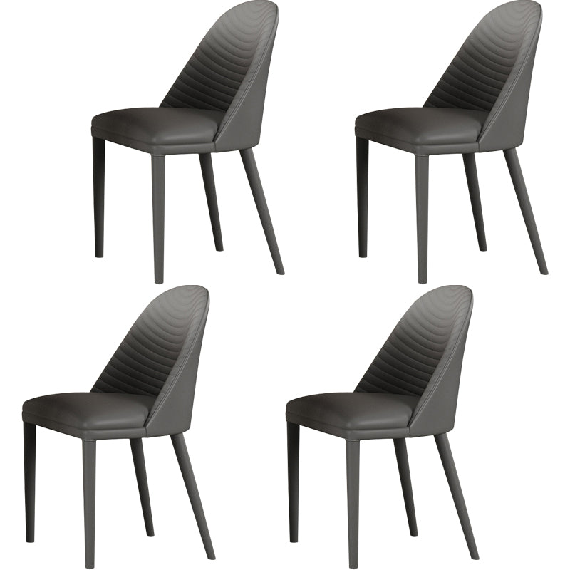 Modern Style Sintered Stone Dining Table Set 1/2/3/4/5/6/7 Pieces Dining Set 4 Grey Chairs Clearhalo 'Dining Room Sets' 'Dining Tables & Seating' 'dining_room_set' 'furn' 'furn_dining_room_set' 'Furniture' 'furniture_dining_room_set' 'Kitchen & Dining Furniture' 5042971