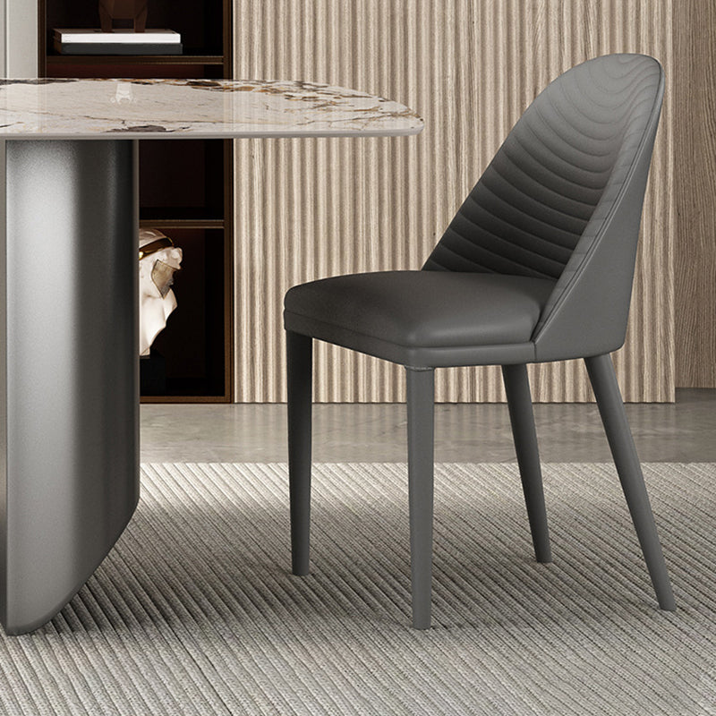 Modern Style Sintered Stone Dining Table Set 1/2/3/4/5/6/7 Pieces Dining Set Clearhalo 'Dining Room Sets' 'Dining Tables & Seating' 'dining_room_set' 'furn' 'furn_dining_room_set' 'Furniture' 'furniture_dining_room_set' 'Kitchen & Dining Furniture' 5042972