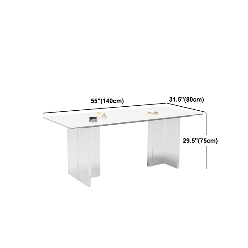 1/2/5/7 Pcs Rectangular Dining Table Set Dining Room Table and Chair Clearhalo 'Dining Room Sets' 'Dining Tables & Seating' 'dining_room_set' 'furn' 'furn_dining_room_set' 'Furniture' 'furniture_dining_room_set' 'Kitchen & Dining Furniture' 5043028