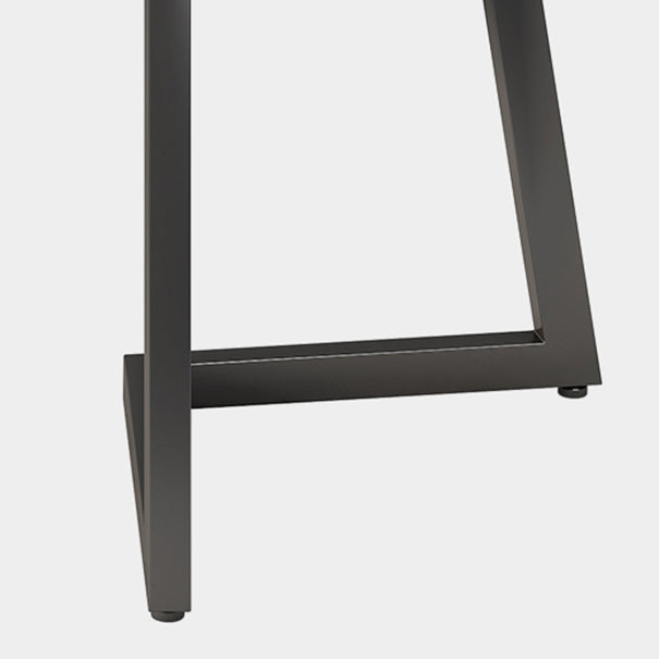 Modern Black Iron Dinette Set 1/2/5/7 Pieces Rectangle Sintered Stone Top Dining Table Set Clearhalo 'Dining Room Sets' 'Dining Tables & Seating' 'dining_room_set' 'furn' 'furn_dining_room_set' 'Furniture' 'furniture_dining_room_set' 'Kitchen & Dining Furniture' 5043126