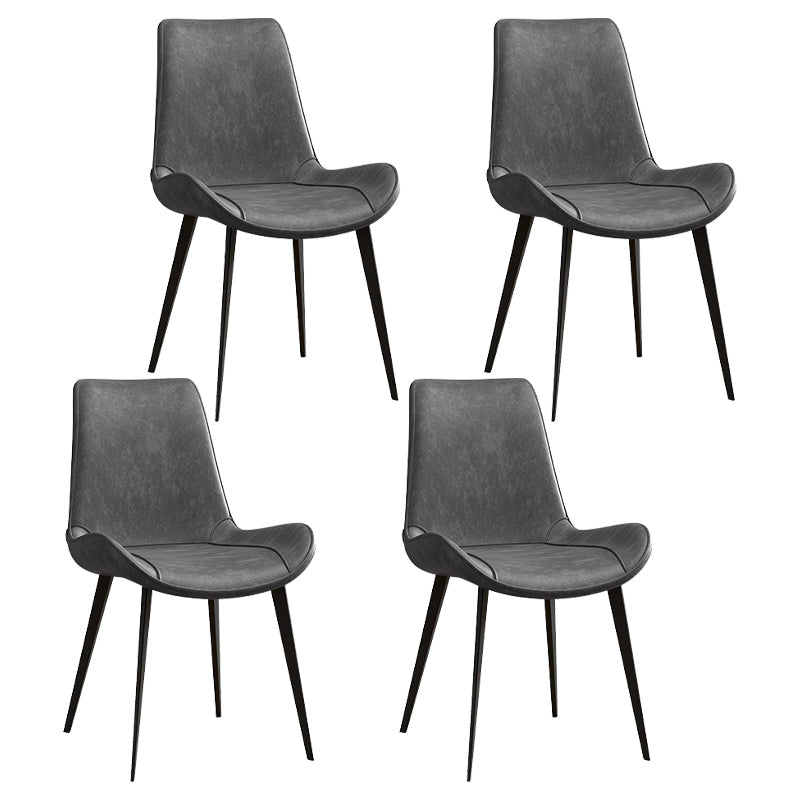 Modern Aluminium Dinette Set 1/2/4/9/10/11 Pieces Black Sintered Stone Dining Table Set 4 Dark Grey Chairs Clearhalo 'Dining Room Sets' 'Dining Tables & Seating' 'dining_room_set' 'furn' 'furn_dining_room_set' 'Furniture' 'furniture_dining_room_set' 'Kitchen & Dining Furniture' 5043134