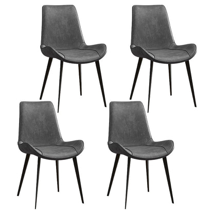 Modern Aluminium Dinette Set 1/2/4/9/10/11 Pieces Black Sintered Stone Dining Table Set 4 Dark Grey Chairs Clearhalo 'Dining Room Sets' 'Dining Tables & Seating' 'dining_room_set' 'furn' 'furn_dining_room_set' 'Furniture' 'furniture_dining_room_set' 'Kitchen & Dining Furniture' 5043134