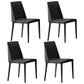 Modern Aluminium Dinette Set 1/2/4/9/10/11 Pieces Black Sintered Stone Dining Table Set 4 Grey Chairs Clearhalo 'Dining Room Sets' 'Dining Tables & Seating' 'dining_room_set' 'furn' 'furn_dining_room_set' 'Furniture' 'furniture_dining_room_set' 'Kitchen & Dining Furniture' 5043135