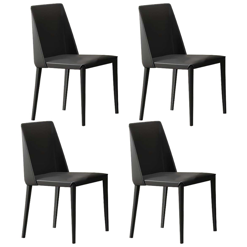 Modern Aluminium Dinette Set 1/2/4/9/10/11 Pieces Black Sintered Stone Dining Table Set 4 Grey Chairs Clearhalo 'Dining Room Sets' 'Dining Tables & Seating' 'dining_room_set' 'furn' 'furn_dining_room_set' 'Furniture' 'furniture_dining_room_set' 'Kitchen & Dining Furniture' 5043135