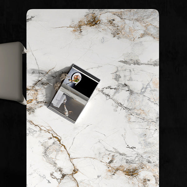 Designer Style Sintered Stone Dining Set Rectangle 1/2/3/6/7 Pieces Dining Room Table Set Clearhalo 'Dining Room Sets' 'Dining Tables & Seating' 'dining_room_set' 'furn' 'furn_dining_room_set' 'Furniture' 'furniture_dining_room_set' 'Kitchen & Dining Furniture' 5043161