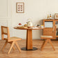 Round Top Dining Table Contemporary Table with Pedestal Base Clearhalo 'Dining Tables & Seating' 'Dining Tables' 'dining_table' 'Furniture' 'furniture_dining_table' 'Kitchen & Dining Furniture' 5043190