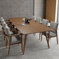 Pine Wood Top Dining Table Contemporary Dining Table with 4 Legs 78.7"L x 31.5"W x 29.5"H Without Chairs Clearhalo 'Dining Tables & Seating' 'Dining Tables' 'dining_table' 'furn' 'furn_dining_table' 'Furniture' 'furniture_dining_table' 'Kitchen & Dining Furniture' 5043278