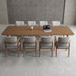 Pine Wood Top Dining Table Contemporary Dining Table with 4 Legs 70.9"L x 31.5"W x 29.5"H Without Chairs Clearhalo 'Dining Tables & Seating' 'Dining Tables' 'dining_table' 'furn' 'furn_dining_table' 'Furniture' 'furniture_dining_table' 'Kitchen & Dining Furniture' 5043280