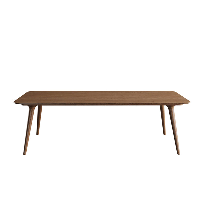 Pine Wood Top Dining Table Contemporary Dining Table with 4 Legs Without Chairs Clearhalo 'Dining Tables & Seating' 'Dining Tables' 'dining_table' 'furn' 'furn_dining_table' 'Furniture' 'furniture_dining_table' 'Kitchen & Dining Furniture' 5043282