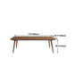 Pine Wood Top Dining Table Contemporary Dining Table with 4 Legs Clearhalo 'Dining Tables & Seating' 'Dining Tables' 'dining_table' 'furn' 'furn_dining_table' 'Furniture' 'furniture_dining_table' 'Kitchen & Dining Furniture' 5043295
