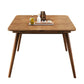 Industrial Solid Wood Dining Table Extendable Trestle Dining Table with 4 Legs Walnut Without Chairs Clearhalo 'Dining Tables & Seating' 'Dining Tables' 'dining_table' 'furn' 'furn_dining_table' 'Furniture' 'furniture_dining_table' 'Kitchen & Dining Furniture' 5043300