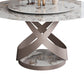 Modern Home Sintered Stone Table Round Pedestal Dining Table Clearhalo 'Dining Tables & Seating' 'Dining Tables' 'dining_table' 'furn' 'furn_dining_table' 'Furniture' 'furniture_dining_table' 'Kitchen & Dining Furniture' 5043416