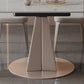 Modern Style Metal Dining Table Sintered Stone Top Table for Dining Room Clearhalo 'Dining Tables & Seating' 'Dining Tables' 'dining_table' 'furn' 'furn_dining_table' 'Furniture' 'furniture_dining_table' 'Kitchen & Dining Furniture' 5043518