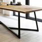 Industrial Solid Wood Table for Restaurant Rectangle Dining Table with Trestle Base Clearhalo 'Dining Tables & Seating' 'Dining Tables' 'dining_table' 'furn' 'furn_dining_table' 'Furniture' 'furniture_dining_table' 'Kitchen & Dining Furniture' 5043535