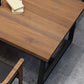 Industrial Solid Wood Table for Restaurant Dining Table with Trestle Base Clearhalo 'Dining Tables & Seating' 'Dining Tables' 'dining_table' 'furn' 'furn_dining_table' 'Furniture' 'furniture_dining_table' 'Kitchen & Dining Furniture' 5043554