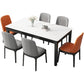 Medieval Modern Sintered Stone Dining Table Rectangle Indoor Table with 4 Legs Clearhalo 'Dining Tables & Seating' 'Dining Tables' 'dining_table' 'furn' 'furn_dining_table' 'Furniture' 'furniture_dining_table' 'Kitchen & Dining Furniture' 5043574
