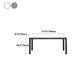 Medieval Modern Sintered Stone Dining Table Rectangle Indoor Table with 4 Legs Clearhalo 'Dining Tables & Seating' 'Dining Tables' 'dining_table' 'furn' 'furn_dining_table' 'Furniture' 'furniture_dining_table' 'Kitchen & Dining Furniture' 5043580
