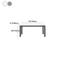 Medieval Modern Sintered Stone Dining Table Rectangle Indoor Table with 4 Legs Clearhalo 'Dining Tables & Seating' 'Dining Tables' 'dining_table' 'furn' 'furn_dining_table' 'Furniture' 'furniture_dining_table' 'Kitchen & Dining Furniture' 5043581