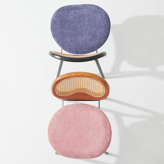 Modern Style Side Chair Upholstered King Louis Back Armless Dining Chair Clearhalo 'Dining Chairs' 'Dining Tables & Seating' 'dining_chair' 'furn' 'furn_dining_chair' 'Furniture' 'furniture_dining_chair' 'Kitchen & Dining Furniture' 5043633