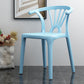 Scandinavian Plastic Side Chair Indoor-Outdoor Windsor Back Chair Light Blue 1 Piece Clearhalo 'Dining Chairs' 'Dining Tables & Seating' 'dining_chair' 'furn' 'furn_dining_chair' 'Furniture' 'furniture_dining_chair' 'Kitchen & Dining Furniture' 5043679