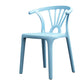 Scandinavian Plastic Side Chair Indoor-Outdoor Windsor Back Chair Clearhalo 'Dining Chairs' 'Dining Tables & Seating' 'dining_chair' 'furn' 'furn_dining_chair' 'Furniture' 'furniture_dining_chair' 'Kitchen & Dining Furniture' 5043680