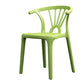 Scandinavian Plastic Side Chair Indoor-Outdoor Windsor Back Chair Clearhalo 'Dining Chairs' 'Dining Tables & Seating' 'dining_chair' 'furn' 'furn_dining_chair' 'Furniture' 'furniture_dining_chair' 'Kitchen & Dining Furniture' 5043681