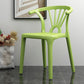 Scandinavian Plastic Side Chair Indoor-Outdoor Windsor Back Chair Light Green 1 Piece Clearhalo 'Dining Chairs' 'Dining Tables & Seating' 'dining_chair' 'furn' 'furn_dining_chair' 'Furniture' 'furniture_dining_chair' 'Kitchen & Dining Furniture' 5043682
