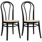 Dining Room Side Chairs Modern Solid Wood Kitchen Chairs for Home Black 2 Piece Set Clearhalo 'Dining Chairs' 'Dining Tables & Seating' 'dining_chair' 'furn' 'furn_dining_chair' 'Furniture' 'furniture_dining_chair' 'Kitchen & Dining Furniture' 5043734