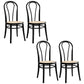 Dining Room Side Chairs Modern Solid Wood Kitchen Chairs for Home Black 4 Piece Set Clearhalo 'Dining Chairs' 'Dining Tables & Seating' 'dining_chair' 'furn' 'furn_dining_chair' 'Furniture' 'furniture_dining_chair' 'Kitchen & Dining Furniture' 5043741