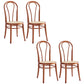 Dining Room Side Chairs Modern Solid Wood Kitchen Chairs for Home Red Brown 4 Piece Set Clearhalo 'Dining Chairs' 'Dining Tables & Seating' 'dining_chair' 'furn' 'furn_dining_chair' 'Furniture' 'furniture_dining_chair' 'Kitchen & Dining Furniture' 5043746