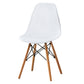 Scandinavian Wood Armless Chair Kitchen Room Solid Back Chair White 1 Piece Clearhalo 'Dining Chairs' 'Dining Tables & Seating' 'dining_chair' 'Furniture' 'furniture_dining_chair' 'Kitchen & Dining Furniture' 5043841