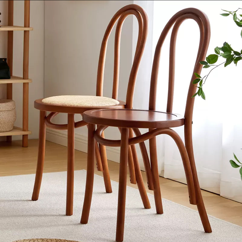 Glam Style Side Chair Solid Wood Home Windsor Back Dining Chair Clearhalo 'Dining Chairs' 'Dining Tables & Seating' 'dining_chair' 'furn' 'furn_dining_chair' 'Furniture' 'furniture_dining_chair' 'Kitchen & Dining Furniture' 5043875