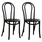 Glam Style Side Chair Solid Wood Home Windsor Back Dining Chair Black 2 Piece Set Clearhalo 'Dining Chairs' 'Dining Tables & Seating' 'dining_chair' 'furn' 'furn_dining_chair' 'Furniture' 'furniture_dining_chair' 'Kitchen & Dining Furniture' 5043876