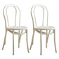 Glam Style Side Chair Solid Wood Home Windsor Back Dining Chair White 2 Piece Set Clearhalo 'Dining Chairs' 'Dining Tables & Seating' 'dining_chair' 'furn' 'furn_dining_chair' 'Furniture' 'furniture_dining_chair' 'Kitchen & Dining Furniture' 5043878