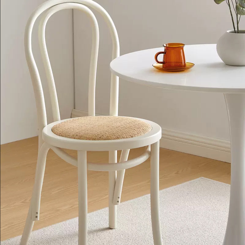 Glam Style Side Chair Solid Wood Home Windsor Back Dining Chair Clearhalo 'Dining Chairs' 'Dining Tables & Seating' 'dining_chair' 'furn' 'furn_dining_chair' 'Furniture' 'furniture_dining_chair' 'Kitchen & Dining Furniture' 5043879