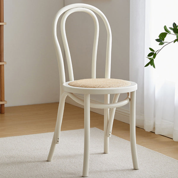 Glam Style Side Chair Solid Wood Home Windsor Back Dining Chair Clearhalo 'Dining Chairs' 'Dining Tables & Seating' 'dining_chair' 'furn' 'furn_dining_chair' 'Furniture' 'furniture_dining_chair' 'Kitchen & Dining Furniture' 5043897